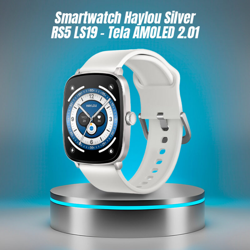 Smartwatch Haylou Prata RS5 LS19 2.01" Chamada Bluetooth