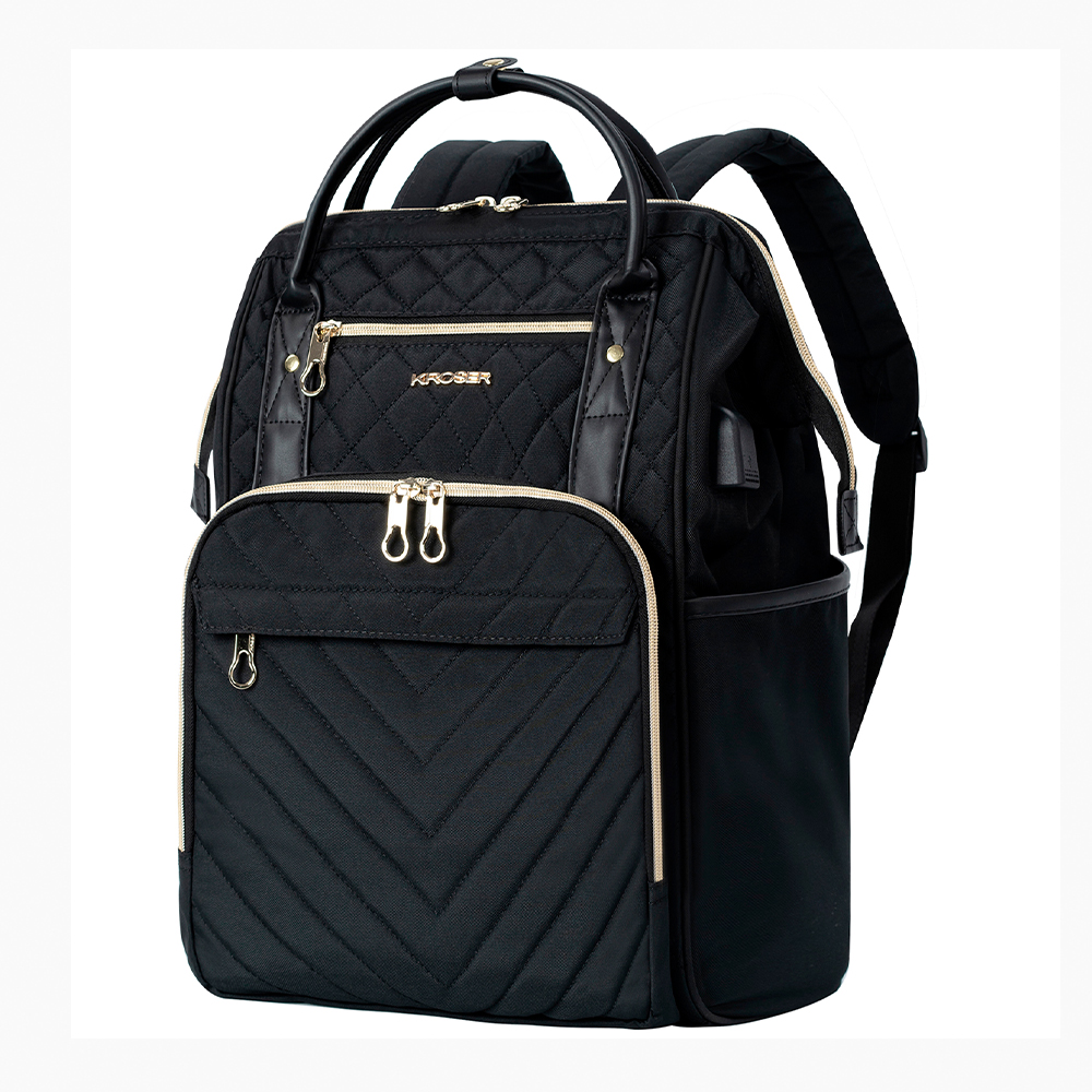 Bolsa Mochila Kroser Laptop 17" Viagem Acessórios Preta