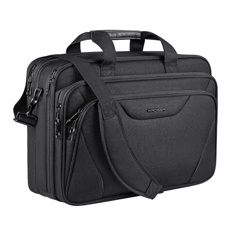 Bolsa de Mão Ombro Kroser Laptop 17.3" Acessórios Preta
