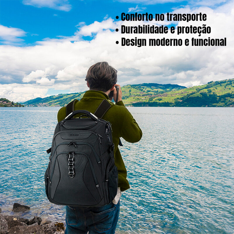 Mochila Kroser Notebook 18.4" Viagem Trabalho Acessórios