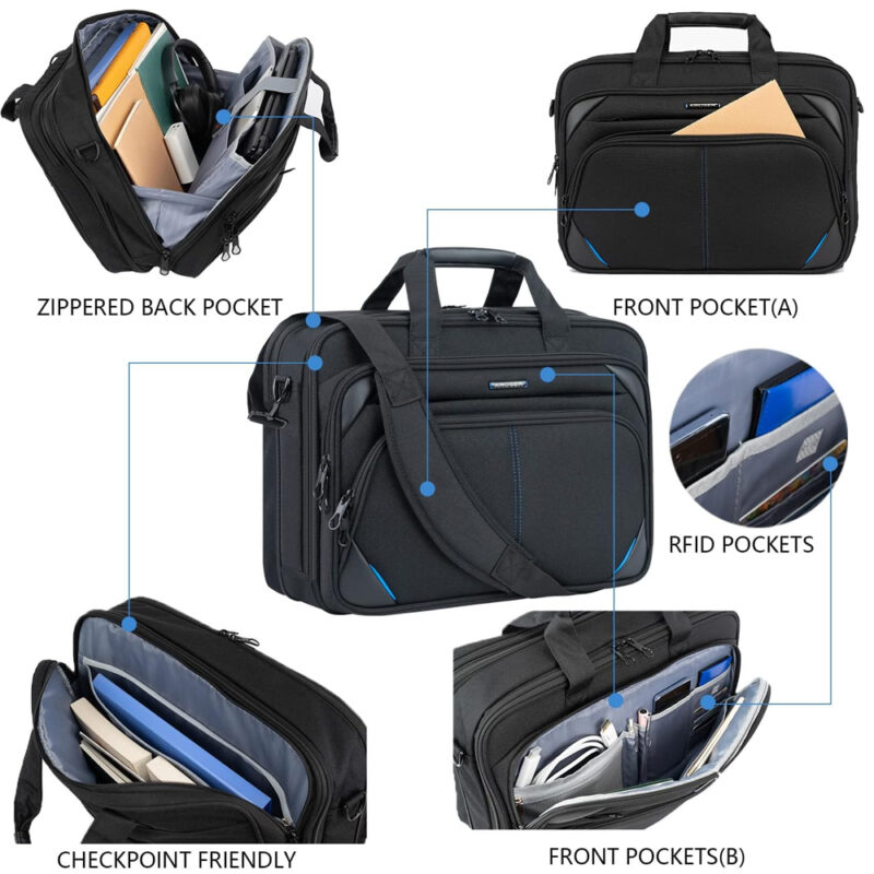 Bolsa Mão Kroser Laptop 17.3" Acessórios Viagem Portátil
