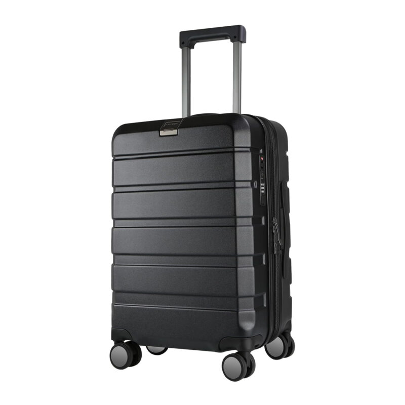 Mala de Bordo Mão/Viagem Kroser 20" Rígida 4 Rodas Preta