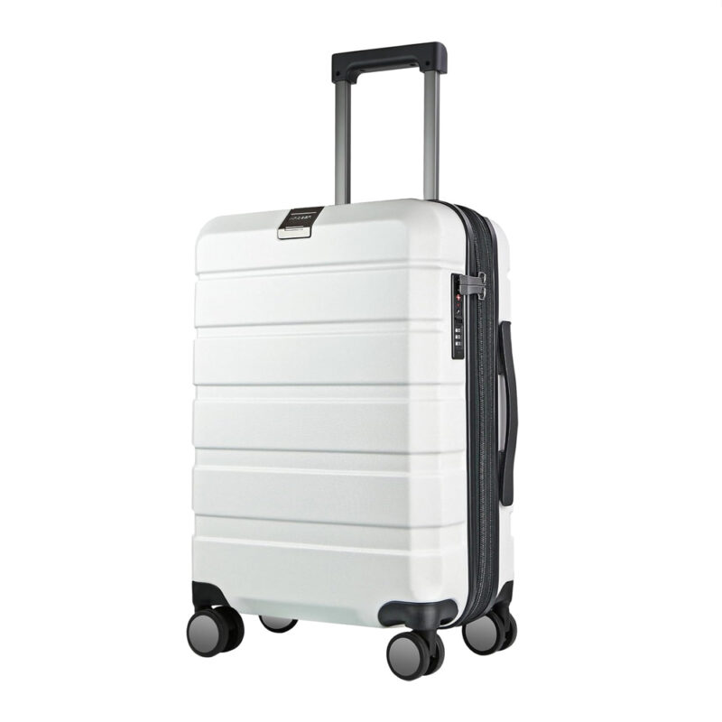 Mala Mão Bordo/Viagem Kroser 20" Rígida 4 Rodas Branca
