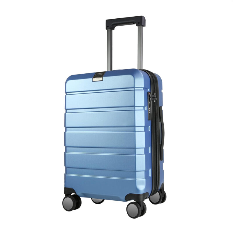 Mala de Mão/Viagem Kroser 20" Rígida 4 Rodas Azul Light
