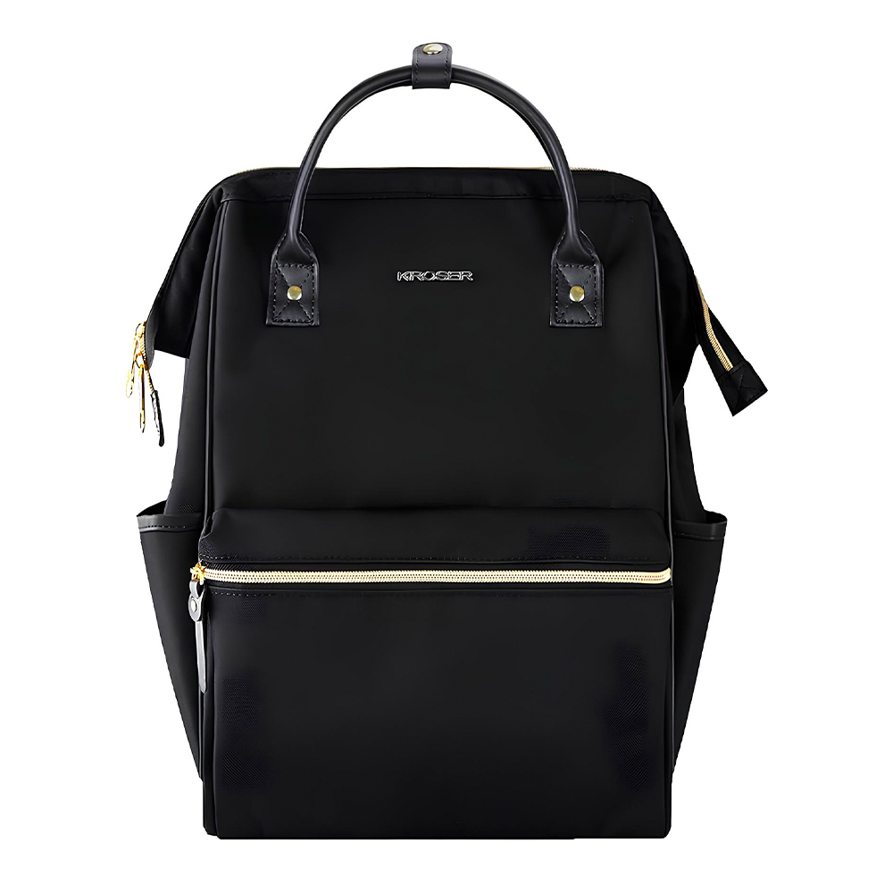 Mochila Kroser para Laptop 17" Impermeável, Casual Preta