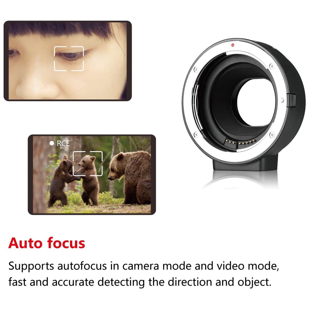 Adaptador de Lente Meike Auto Focus Canon EF/S pra EOS-M