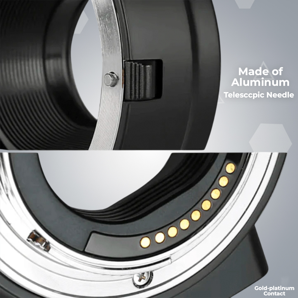 Adaptador de Lente Meike Auto Focus Canon EF/S pra EOS-M