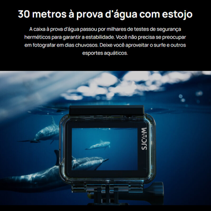 Câmera Ação Sjcam SJ4K 4K30Fps Wi-Fi Impermeável Preta