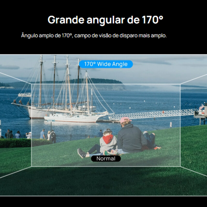 Câmera Ação Sjcam SJ4K 4K30Fps Wi-Fi Impermeável Preta