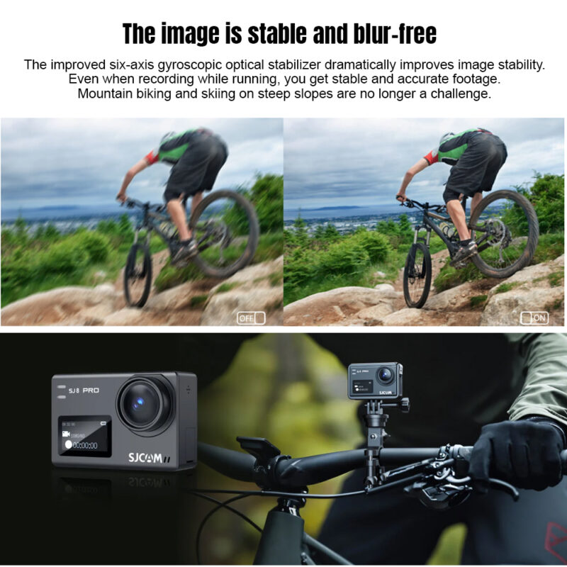 Câmera de Ação Sjcam SJ8 Pro 4K60Fps Estabilização Wi-Fi
