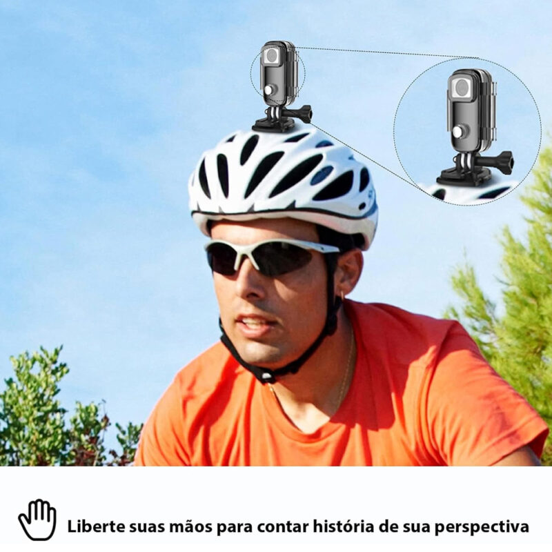 Câmera Ação Sjcam C100 1080p30Fps Compacta e Impermeável