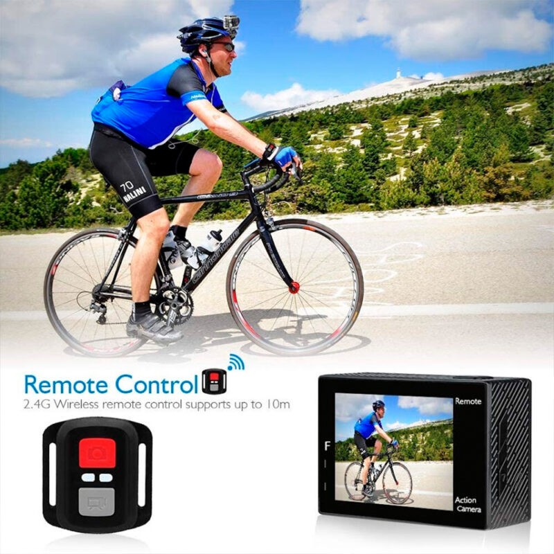 Câmera Ação Akaso Action Brave 4 4K30Fps, Wi-Fi, Preta