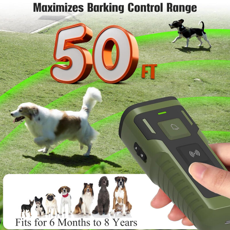 Dispositivo Anti-Latido Ultrassônico Q07 15M para Cães