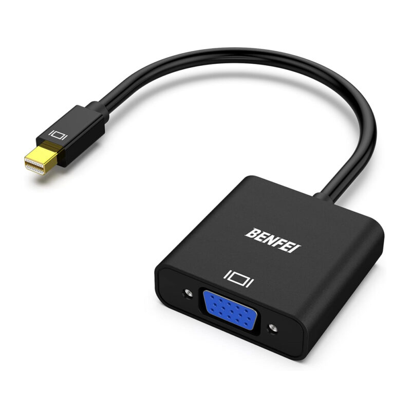 Benfei Adaptador Mini DisplayPort Para Vga 1080p Preto