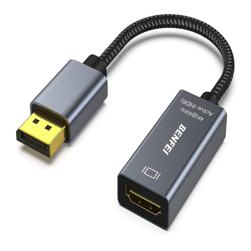 Benfei Adaptador DisplayPort Para HDMI Ativo 4K a 60Hz