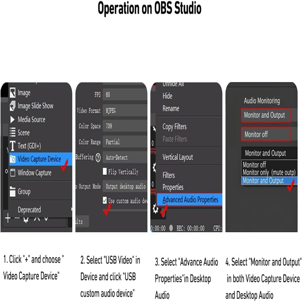 Benfei Placa De Captura 1080P 60FPS Full HD Vídeo Áudio