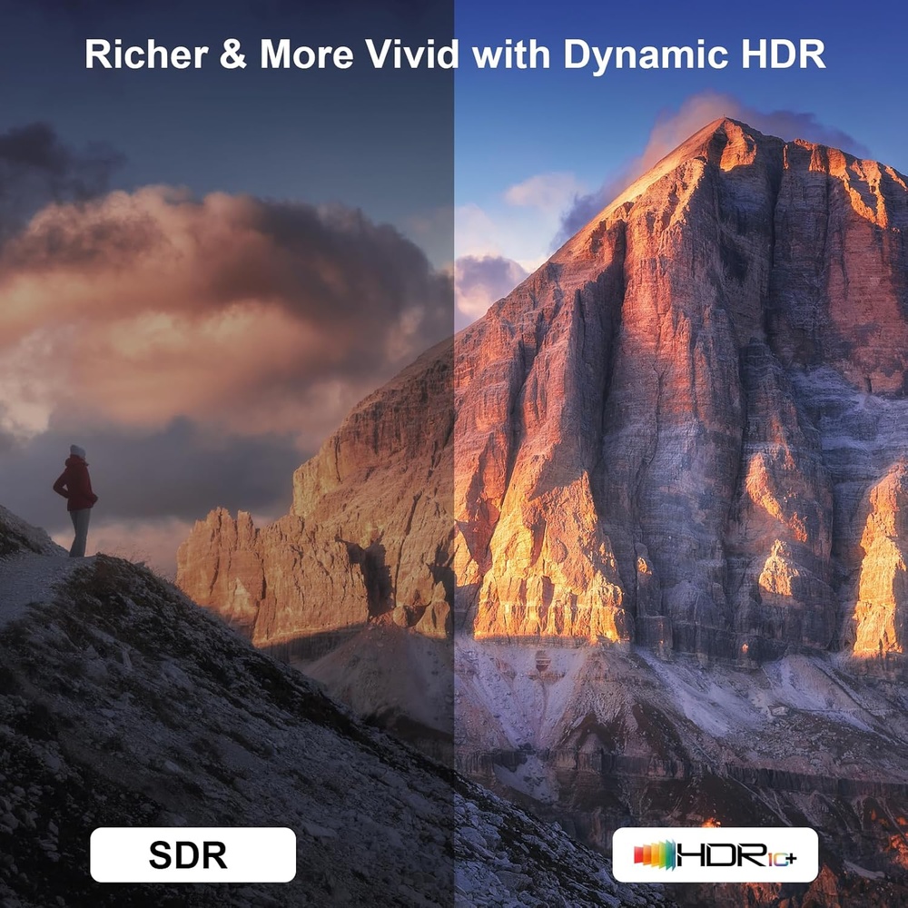 Cabo HDMI 8K Benfei 3M 4K 240Hz Trançado Nylon Alumínio