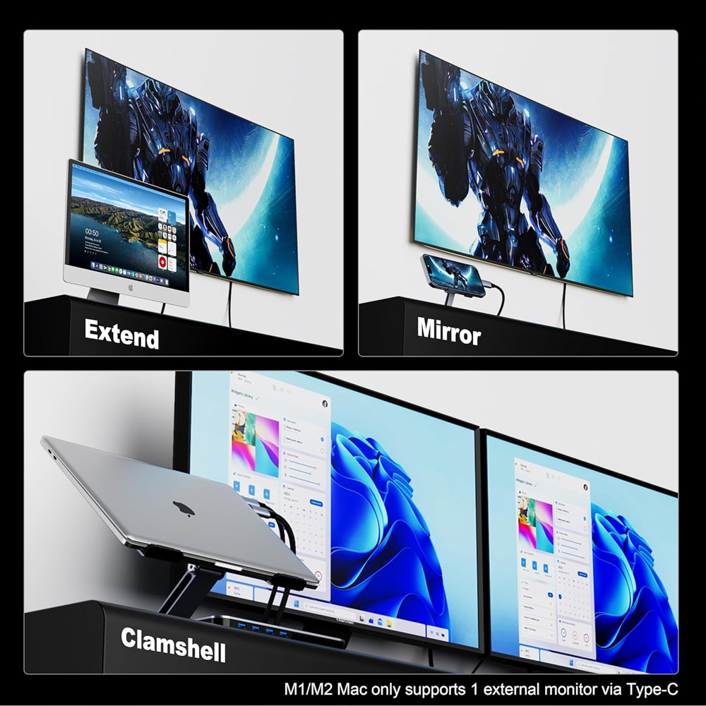 Benfei Cabo Usb C pra Hdmi 4K 60Hz 1,8M Pacote 2 Unidade