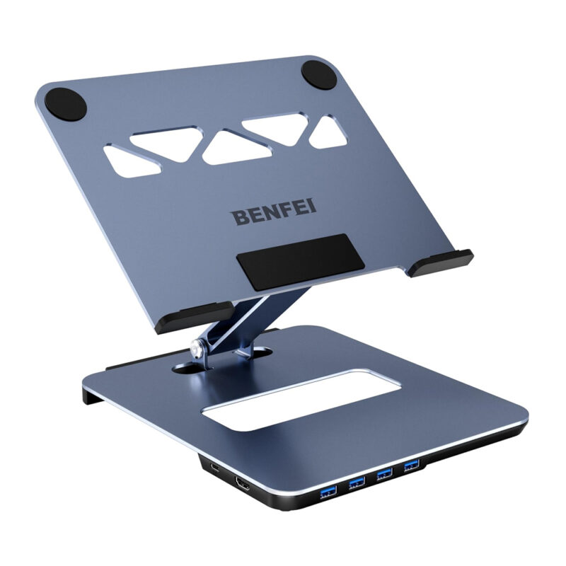 Benfei Suporte Notebook Dock USB-C 6 Em 1 HDMI 4K 60Hz