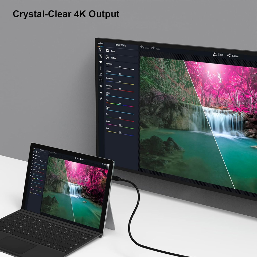 Cabo Mini DisplayPort pra DisplayPort 1,8M Benfei 4K60Hz