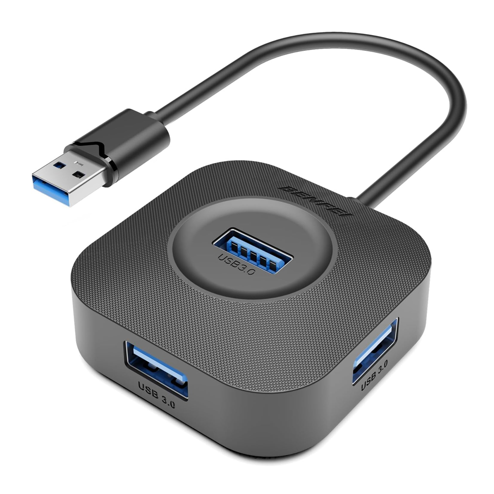 Benfei Hub USB 3.0 4 Portas USB A Ultra Compacto Divisor