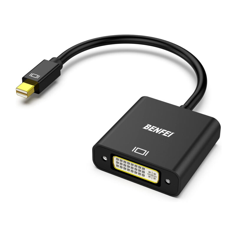 Adaptador Mini DisplayPort P/DVI Benfei 1080p MachoFêmea