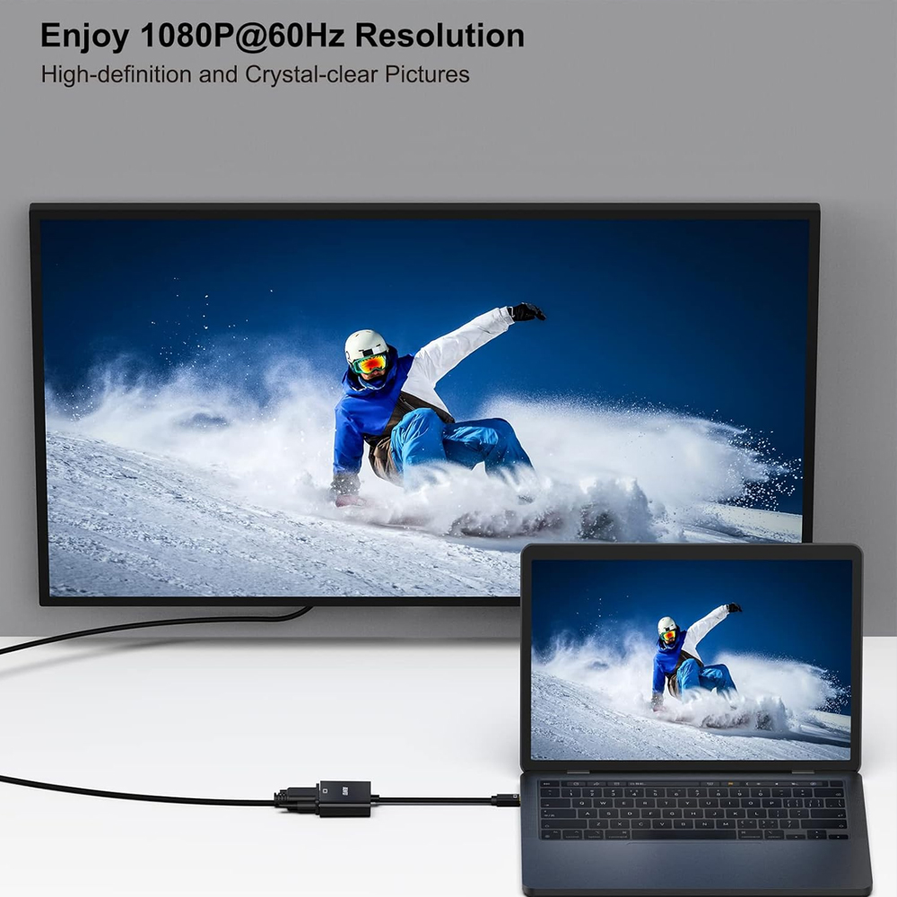 Adaptador Mini DisplayPort P/DVI Benfei 1080p MachoFêmea