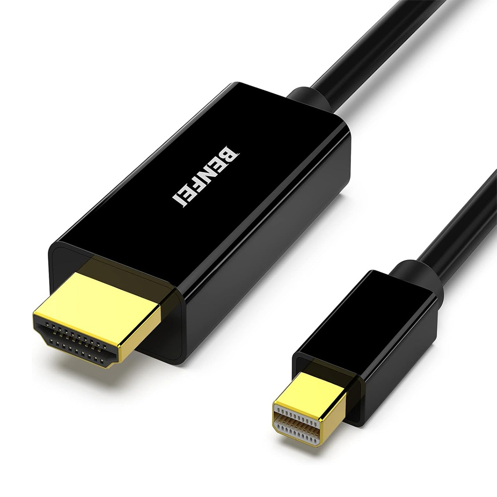 Cabo Mini DisplayPort p/HDMI 3M Benfei 1080P/60Hz Preto