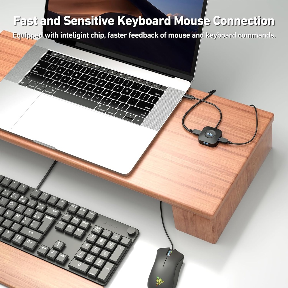 Benfei Hub USB-C p/4 Portas USB 3.0 5Gbps Plug and Play