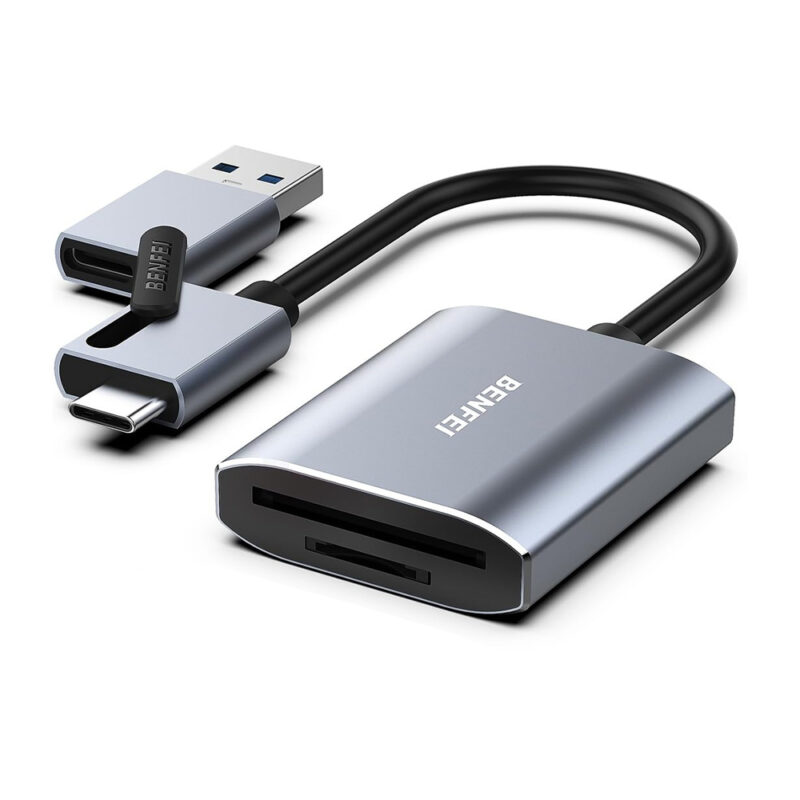 Benfei Leitor Cartão Memória USB-C/USB-A para Micro e SD