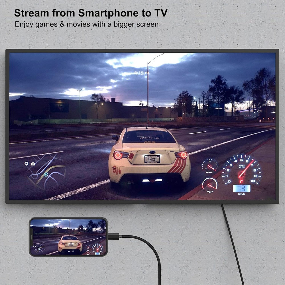 Benfei Cabo Usb C Para Displayport 1,8M 8K 60Hz 4K 144Hz