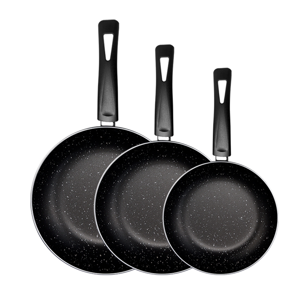 Jogo 3 Frigideiras Antiaderente Life 20 24 28cm Cozinha