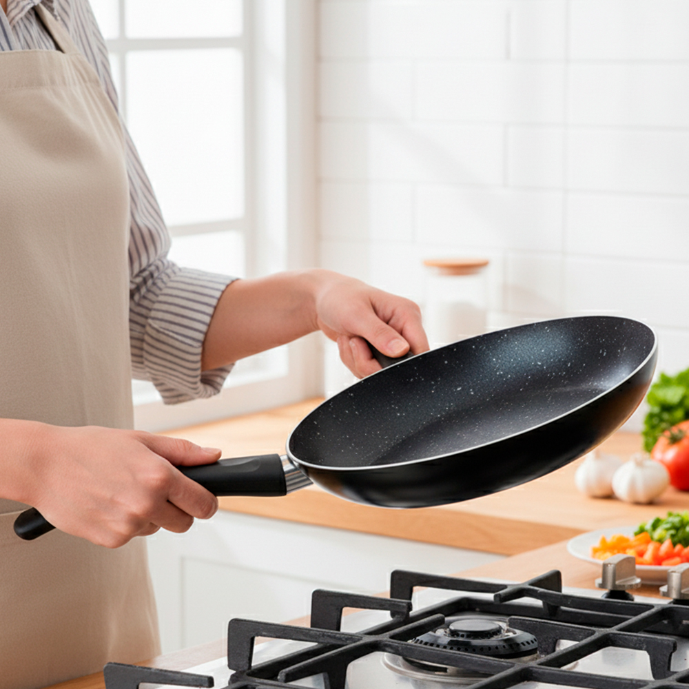 Jogo 3 Frigideiras Antiaderente Life 20 24 28cm Cozinha