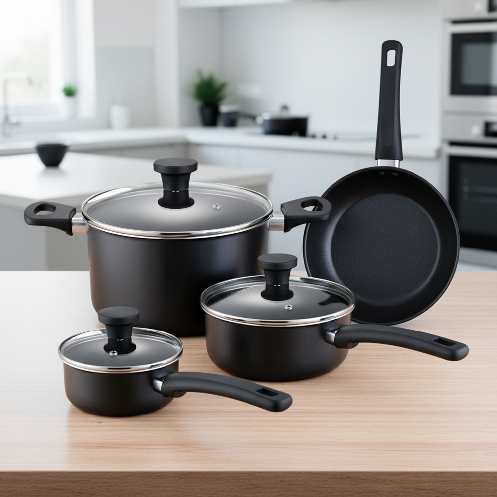 Conjunto de Panelas Life 4 Peça Cozinha Completa Durável