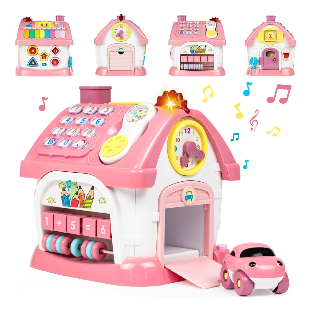 Baoli Casa Educacional Rosa Brinquedo Educativo Crianças