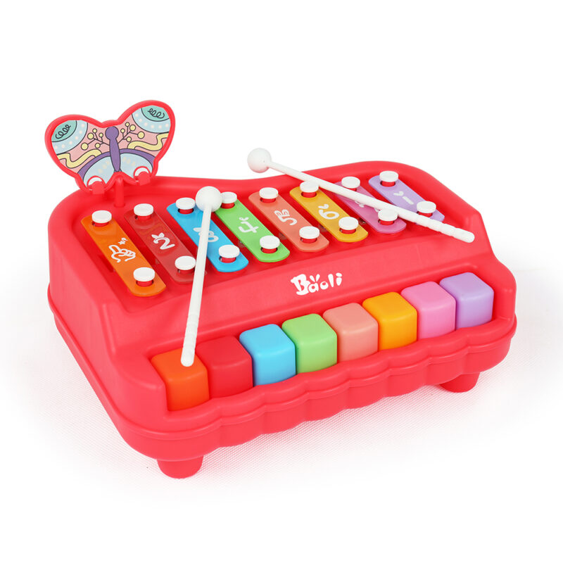 Xilofone Infantil Baoli pra Bebês Brinquedo Musical Red