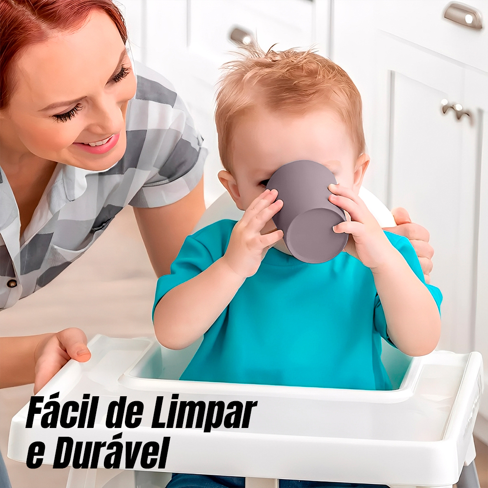 Copo de Silicone Life NT-4 Capacidade de 240ml Rosa