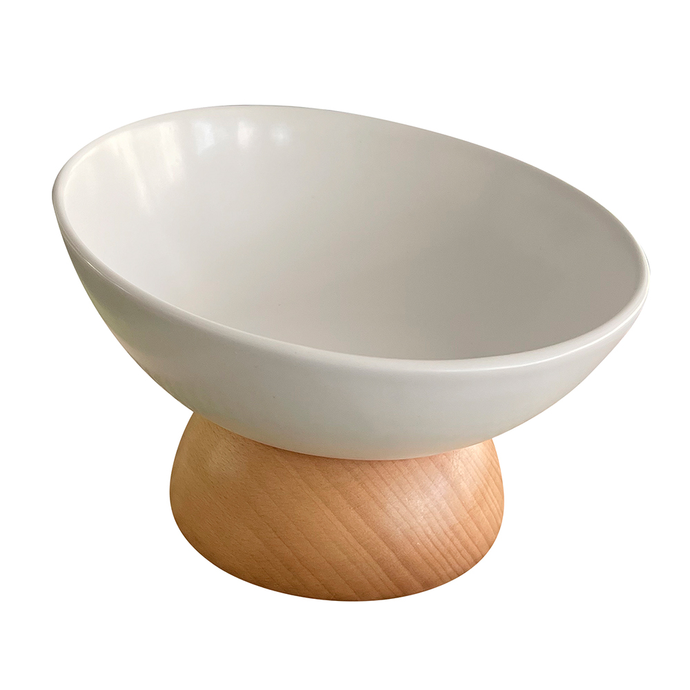 Tigela de Alimentação Pet Life 500ml Branca 31104WT