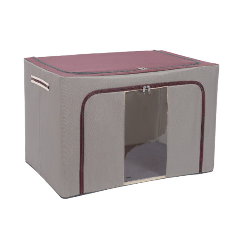 Caixa Organizadora Life Roupas Brinquedos 22L Cinza