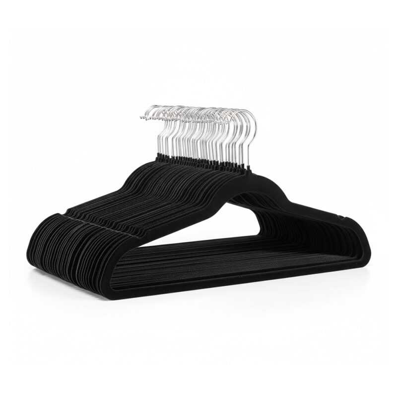 Kit 50 Cabides Aveludados Life Roupas Antiderrapante