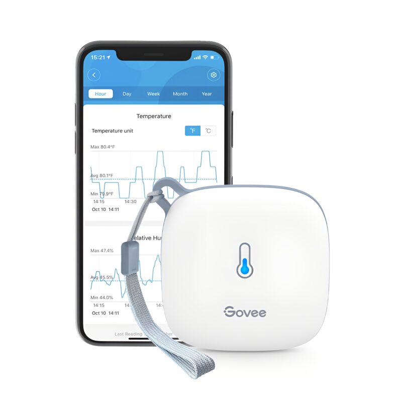 Termômetro Higrômetro Govee Wi‑Fi H5179 Com App Remoto