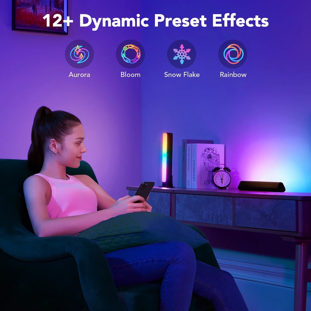 Barras Luz Led Govee Flow Plus RGBICWW WiFi BLE Alexa