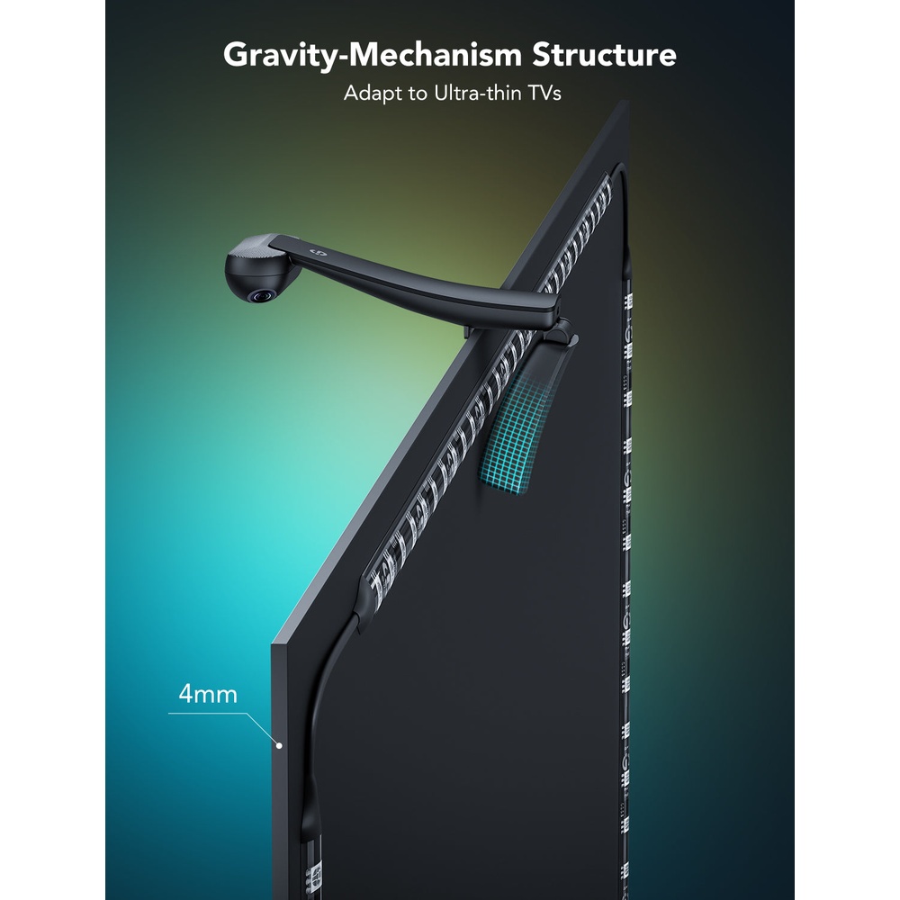 Govee Envisual T2 Backlight Tv 55-65 Câmera Dupla Rgbic