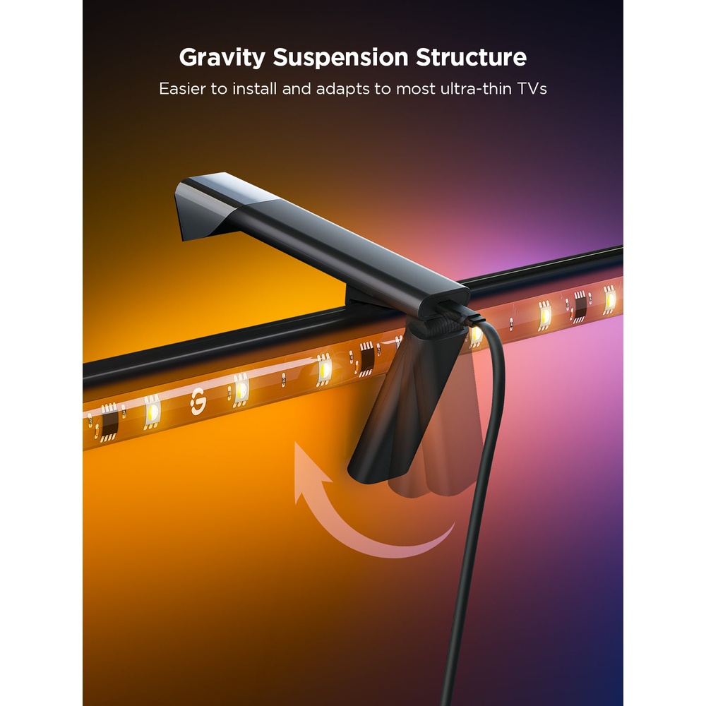 Luz de Fundo de TV Govee 3 Lite 40 a 50 pol. Rgbic Alexa