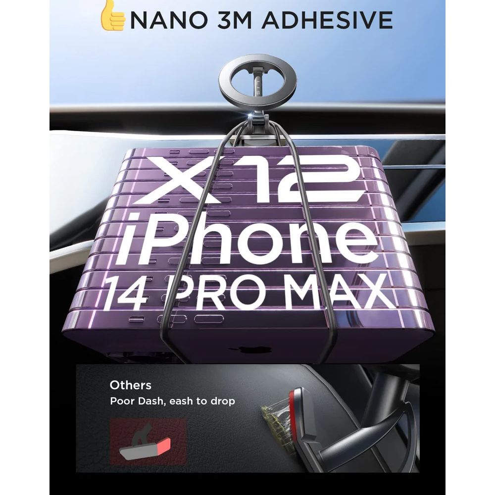 Suporte Portátil Celular Lisen MagSafe Avião Mesa 4-7pol