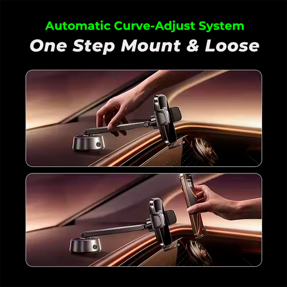 Suporte Telefone Lisen Ventosa Vácuo Carro Painel 360°