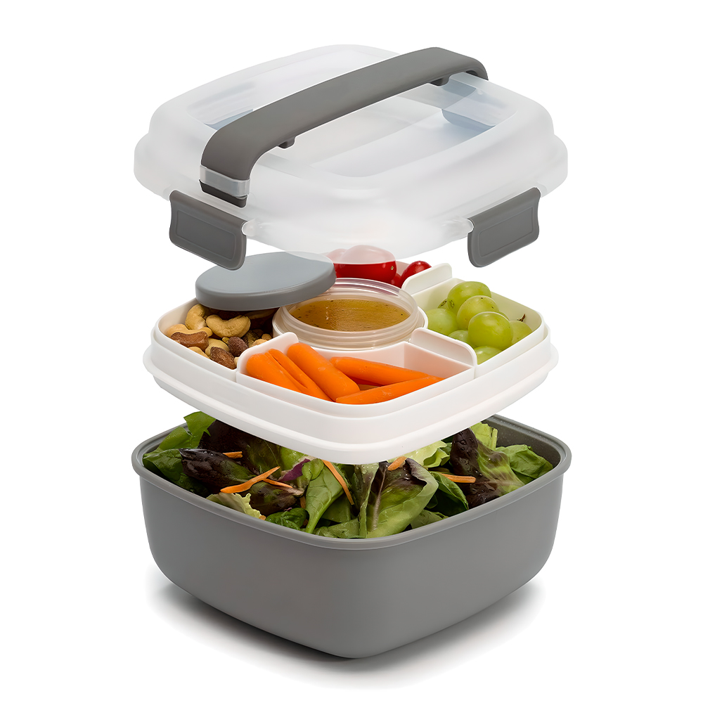 Recipiente Lancheira Bento Life Compartimento Removíveis