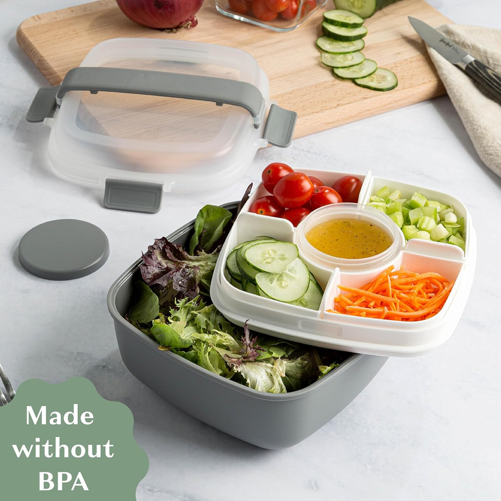 Recipiente Lancheira Bento Life Compartimento Removíveis