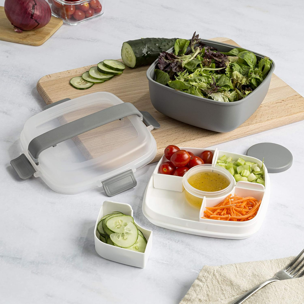 Recipiente Lancheira Bento Life Compartimento Removíveis