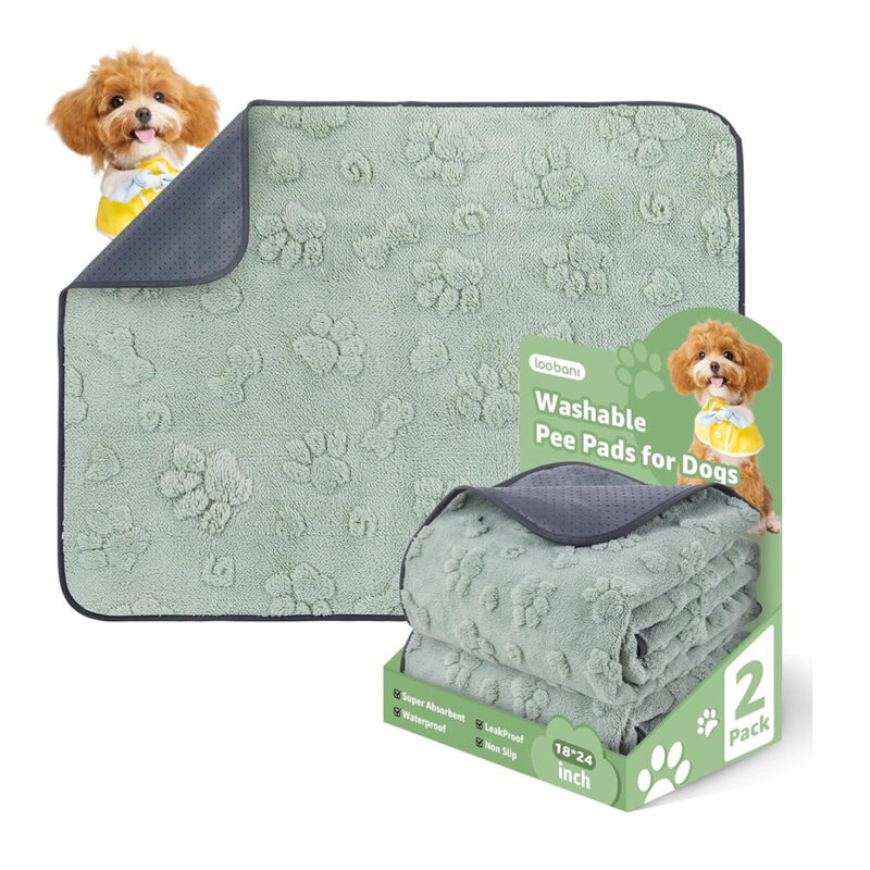 Tapetes Higiênicos Laváveis LOOBANI para Cães 45 x 60cm